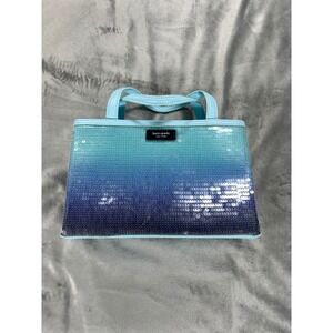SOLD Kate Spade Sam Icon Blue Ombre Sequin Sm Tote Bag Purse NWoT Easter Spring